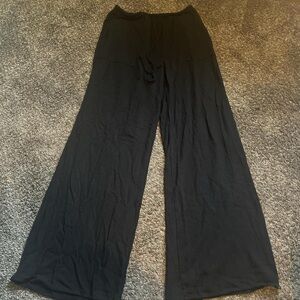 Black Wide Leg CJLA Linen Pants